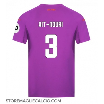 Wolves Rayan Ait-Nouri #3 Maglia Gara Terza Repliche 2024-25